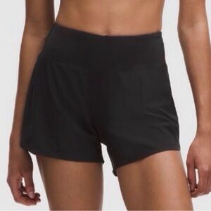lululemon Black Speed Up Shorts 4”